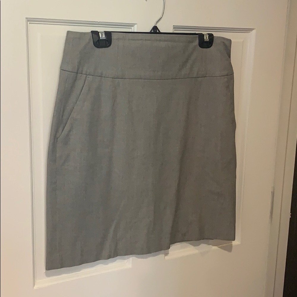 Banana Republic Gray Pencil Skirt
